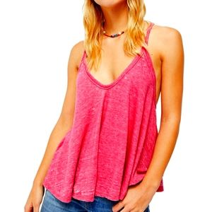 Free people tank top color pink